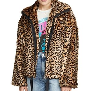 Rebecca Minkoff Leopard Teddy Jacket